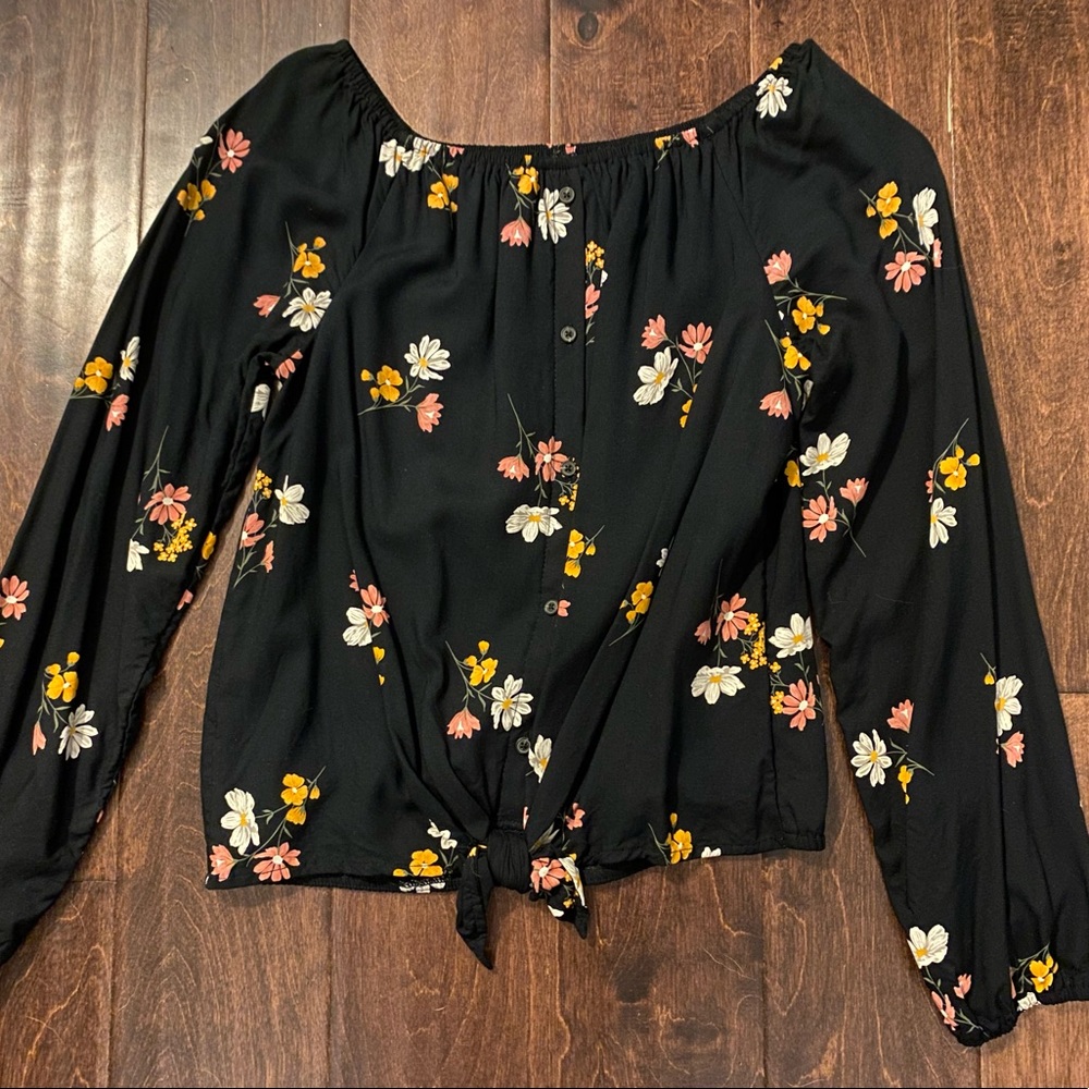 Abricrombie Kids Long Sleeve Floral Shirt